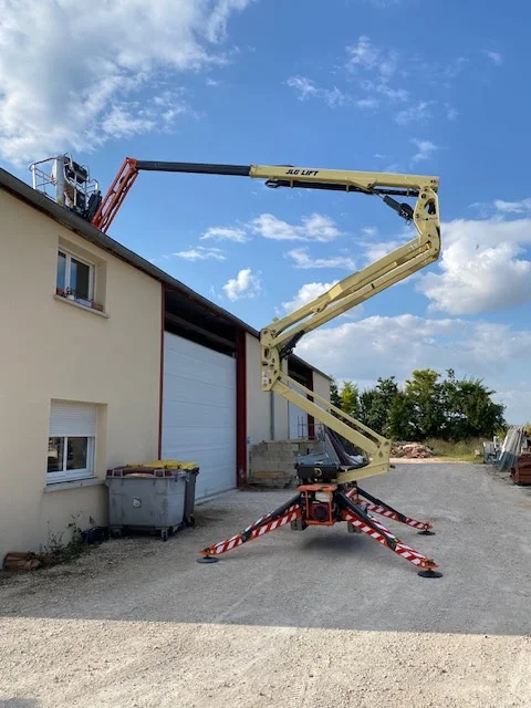Nacelle araignée déployée